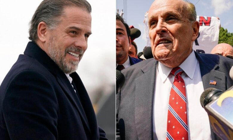 Hunter biden drops laptop lawsuit against rudy giuliani robert costello