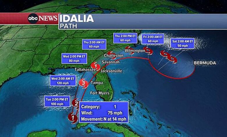 Hurricane debby makes landfall in florida brings life threatening conditions