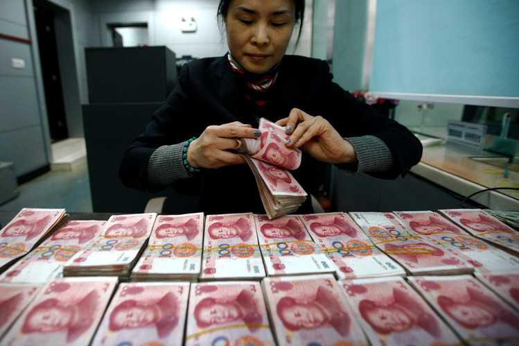 Yuan weaken clerk counts huaibei bills anhui wsj banknoten wertvollsten province last magazin