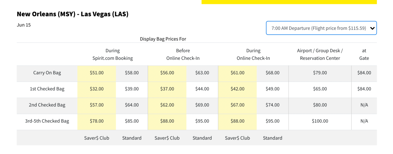 Spirit airlines enters 8 25 million settlement for hidden baggage fees