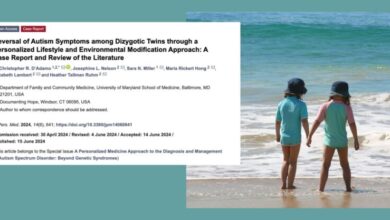 Autism reversal in twin girls through lifestyle and environmental changes new study