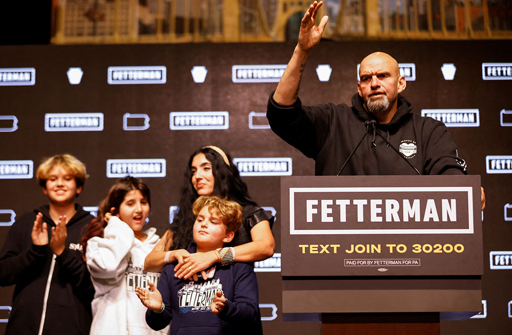 Fetterman reveals trump still strong in pennsylvania trump signs everywhere