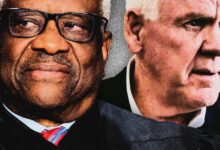 Businessman harlan crow says leftists funded political hit job on justice clarence thomas