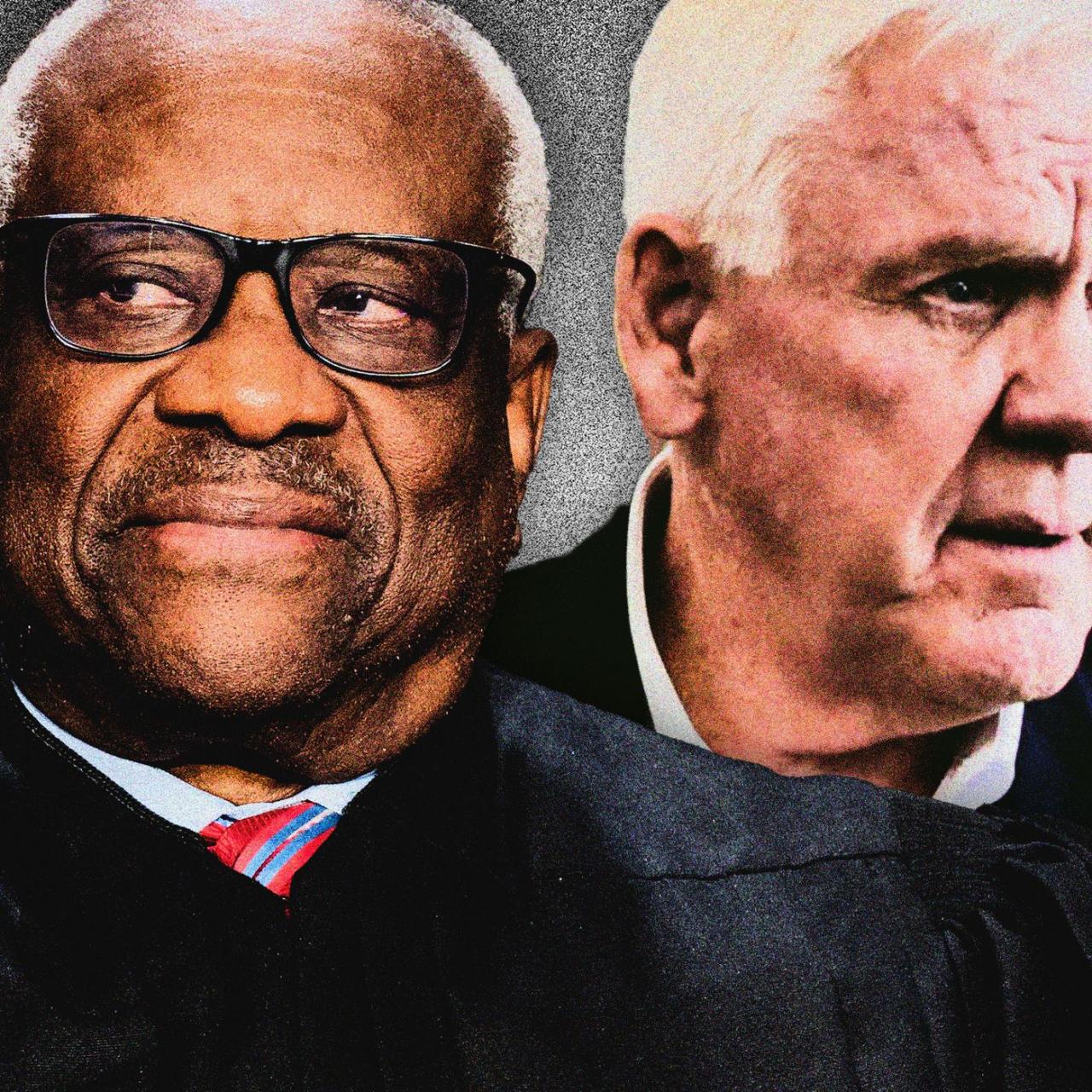 Businessman harlan crow says leftists funded political hit job on justice clarence thomas