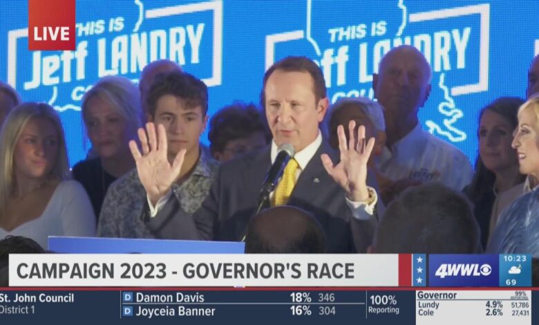 Landry wins louisiana governors race flipping state red