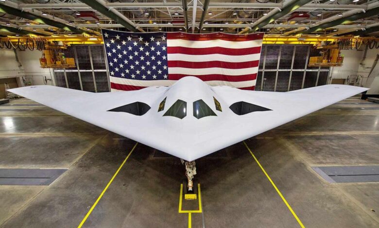 Us air force releases new images of b 21 stealth bomber