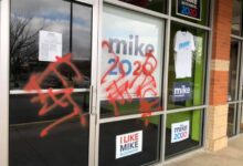 Bloomberg campaign office in utah vandalized one day after pointing finger at bernie supporters for similar incident