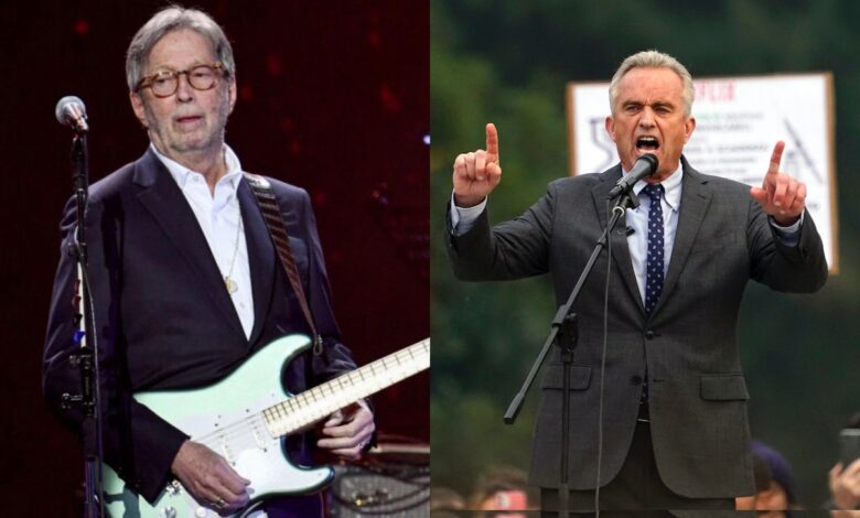 Eric clapton helps rfk jr raise 2 2 million at los angeles fundraiser