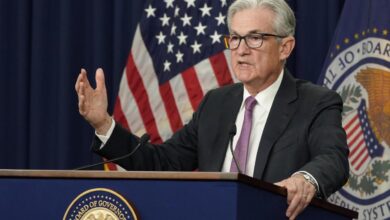 Feds powell says hard landing not a likely scenario