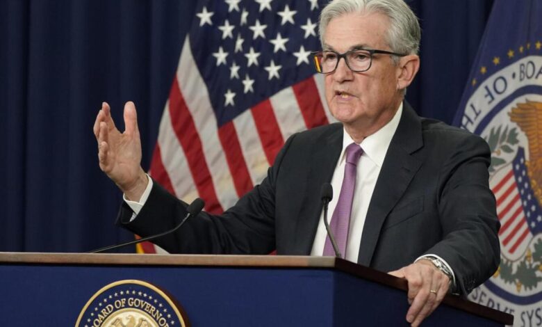 Feds powell says hard landing not a likely scenario