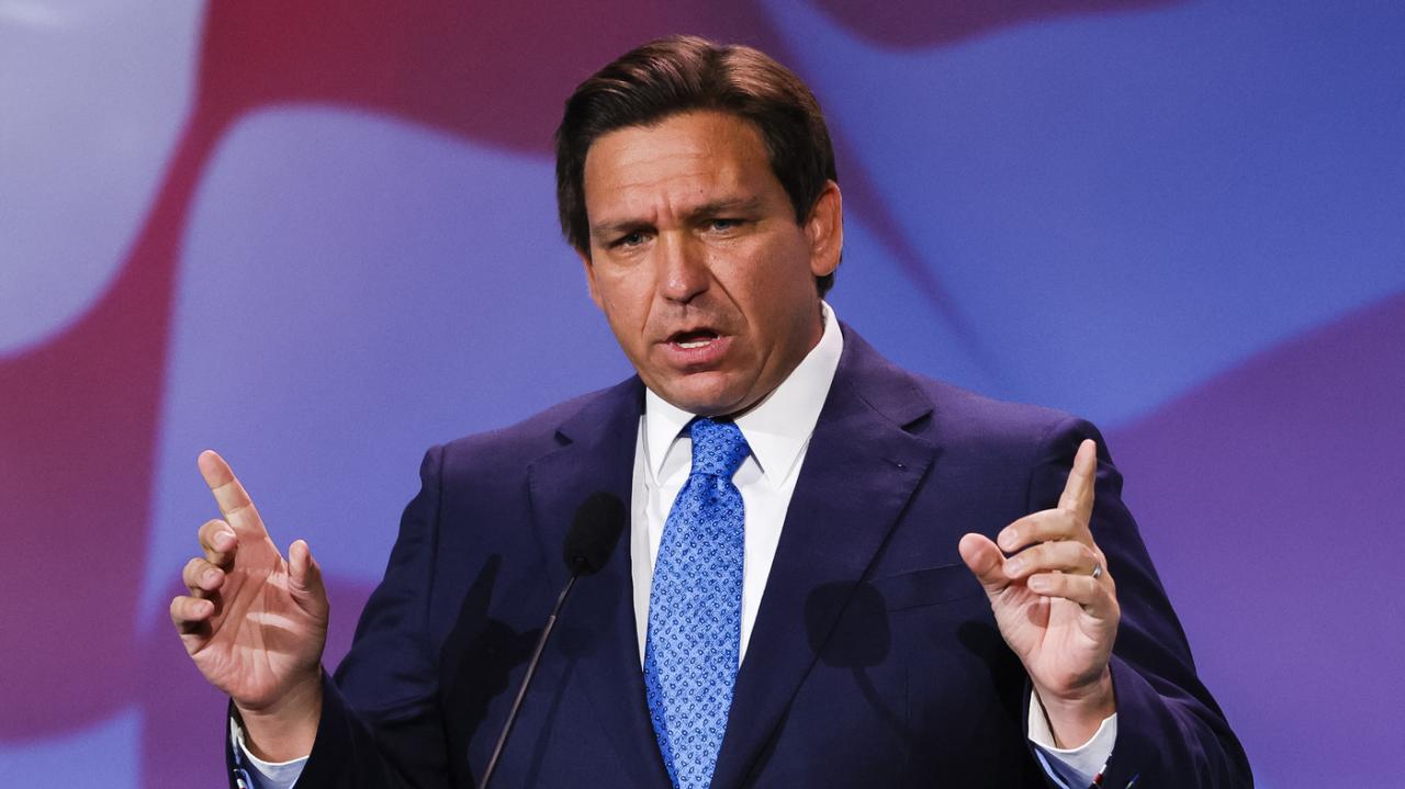 Major desantis donor now funding trump