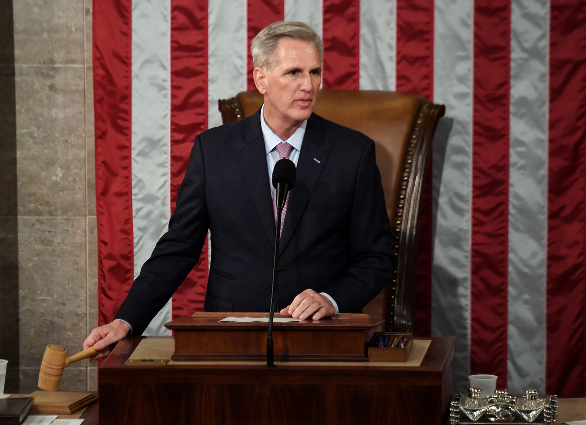 Kevin mccarthy elected as speaker of the house for the 118th congress