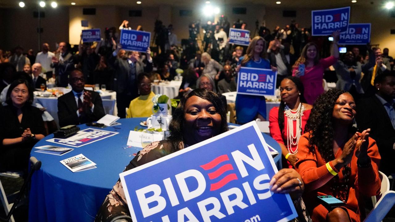 Polls to close in south carolina primary as biden seeks crucial first win