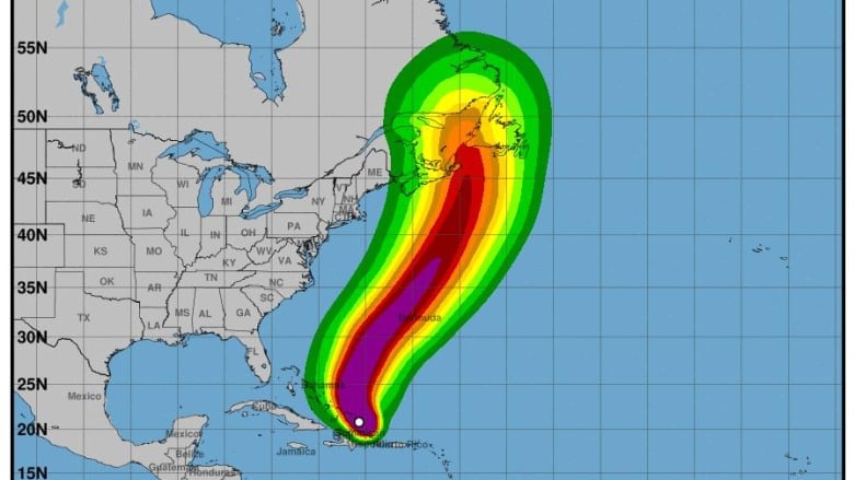 Environment canada extends hurricane watch to halifax as lee creeps closer