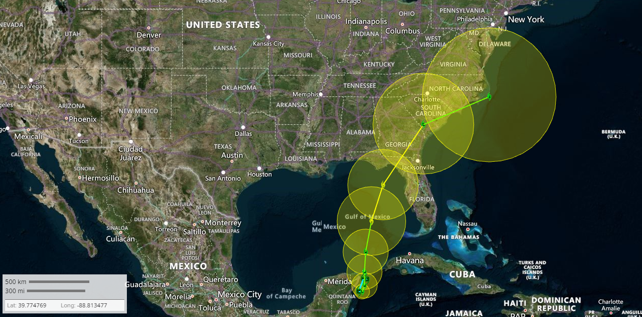 Hurricane idalia strengthens and advances toward florida and east coast states