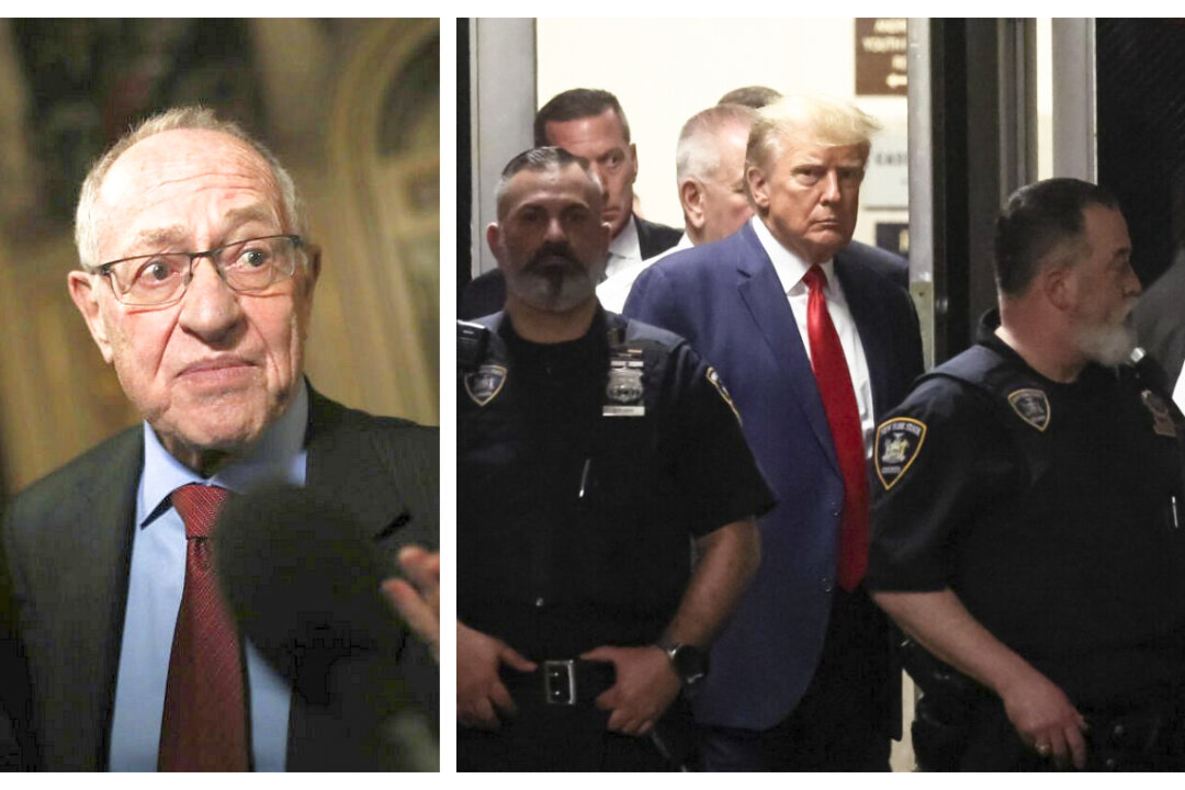 Dershowitz says braggs case against trump will fail because its based on fake crimes