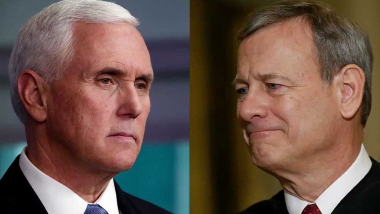 Pence rips chief justice roberts in interview calls him disappointment to conservatives