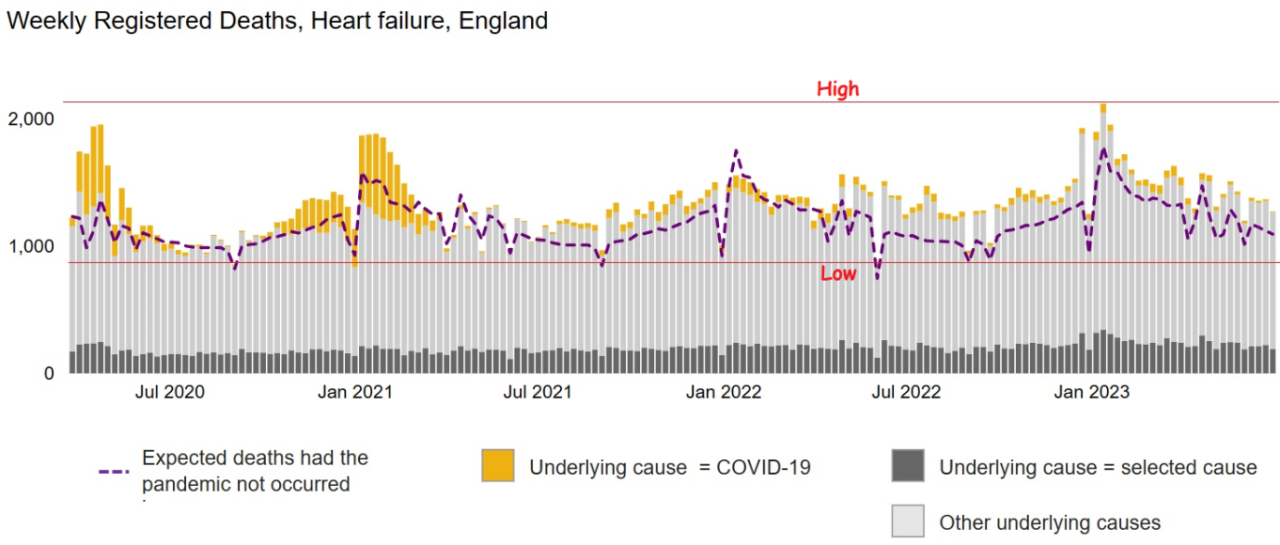 Heart failure mortality rates surge to highest levels in 20 years