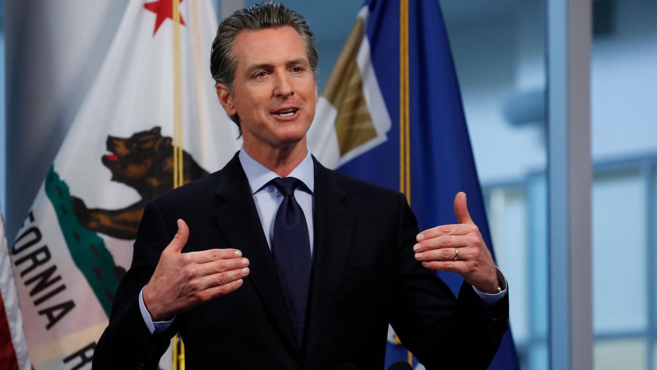 Is gavin newsom running a shadow presidential campaign