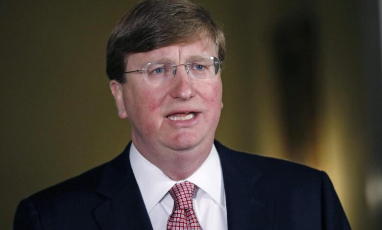 Republican mississippi gov tate reeves wins reelection over challenger brandon presley