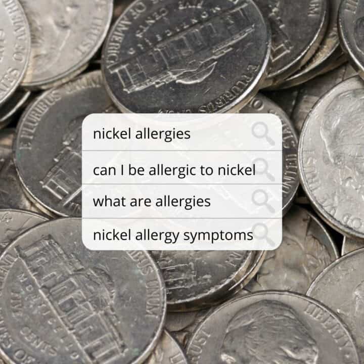 Nickel allergy contents