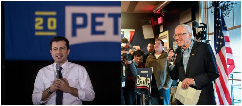 Sanders buttigieg neck and neck in iowa caucus with nearly all results in