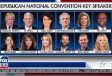 Trump campaign announces rnc speaker list