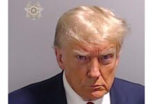 After booking mugshot trump top choice for most republican voters poll