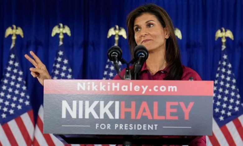 Nikki haley talks trump ukraine polls at campaign stop in new hampshire