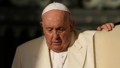 Pope day apparent cancels sick audiences cold 2nd ash wednesday francis mass