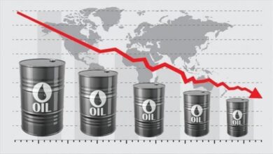 Oil slips for 3rd day as recession fears mount