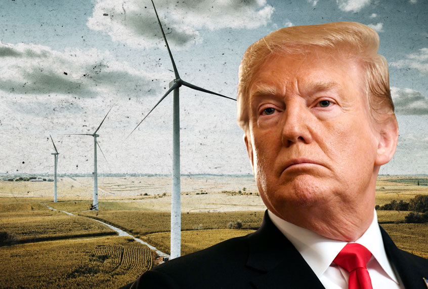 Trump promises action against offshore wind power projects on day one of presidency