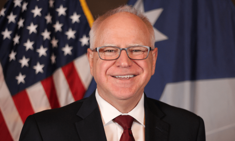 Harris picks minnesota gov tim walz as her running mate