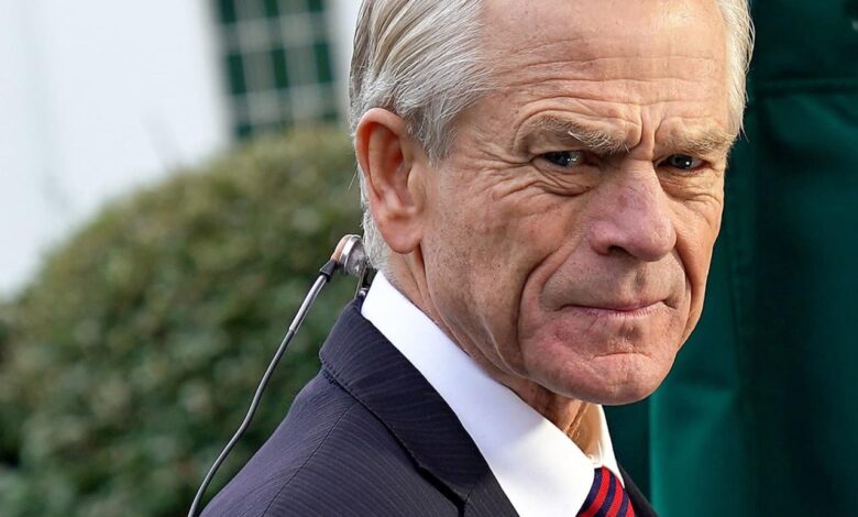 White house adviser peter navarro blames federal reserve for moving too far too fast causing market plunge