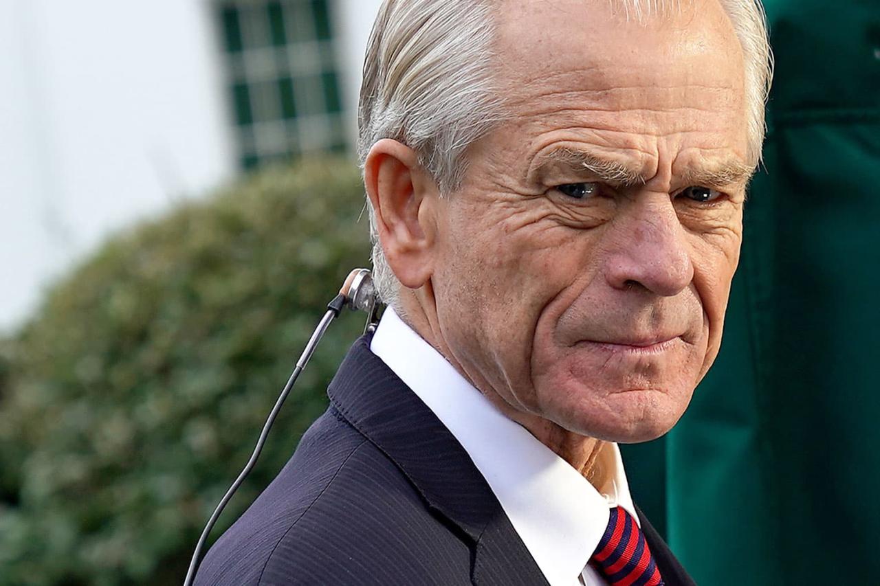 White house adviser peter navarro blames federal reserve for moving too far too fast causing market plunge