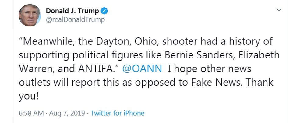Wsj the dayton killer was a left winger but dont blame elizabeth warren