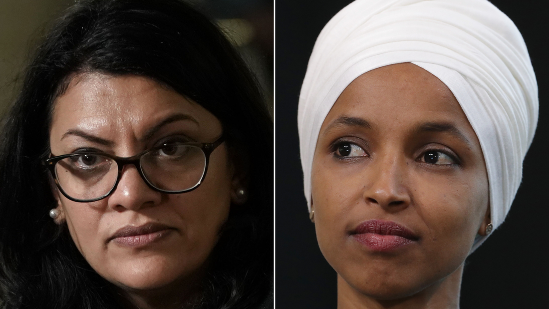 Ilhan omar accuses netanyahu of imposing muslim ban as dems decry decision to block israel visit