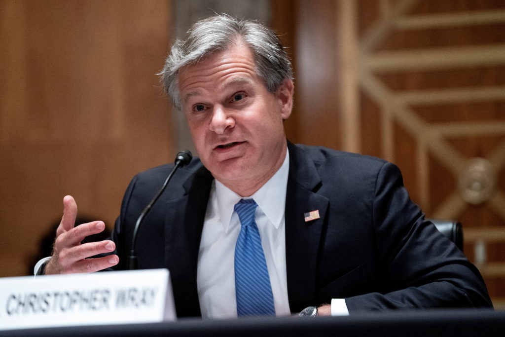 Fbi director wray defends using bureau jet to go on vacation