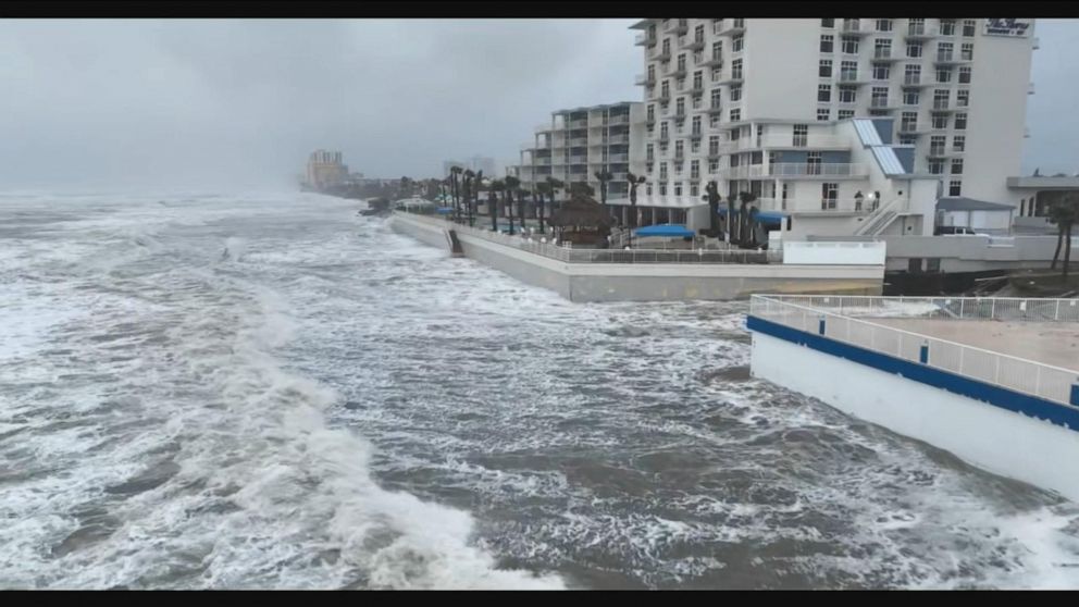 Nicole makes landfall as hurricane pounding florida with dangerous storm surge heavy rain