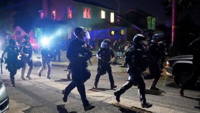 Portland police declare civil disturbance amid clashes after far right far left rallies at least 13 arrested