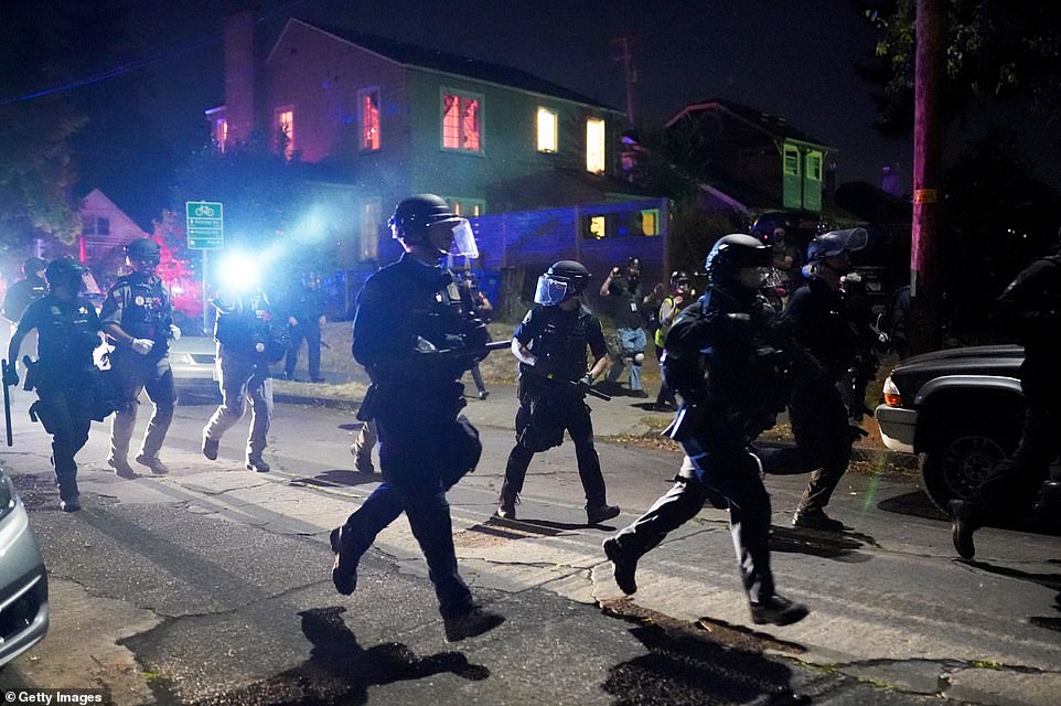Portland agencies protests outside accountability sparks transparency questions during use over oregonlive police multnomah nightly officers justice respond helped occur Portland police declare civil disturbance amid clashes after far right far left rallies at least 13 arrested