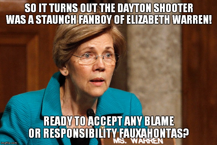 Wsj the dayton killer was a left winger but dont blame elizabeth warren