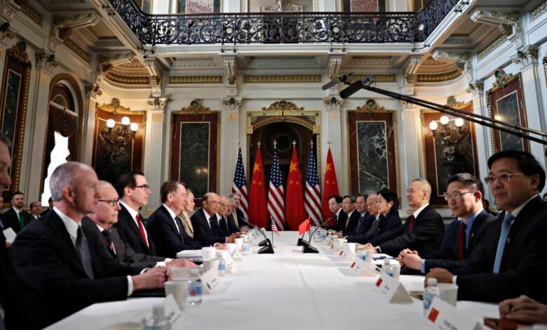 China u s trade talk teams keeping effective communication china