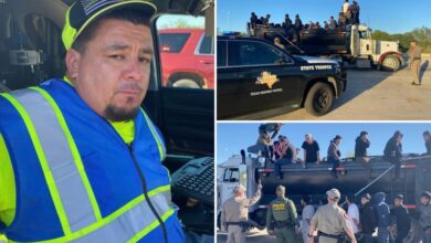 84 illegal aliens found in dump truck texas man charged with human smuggling