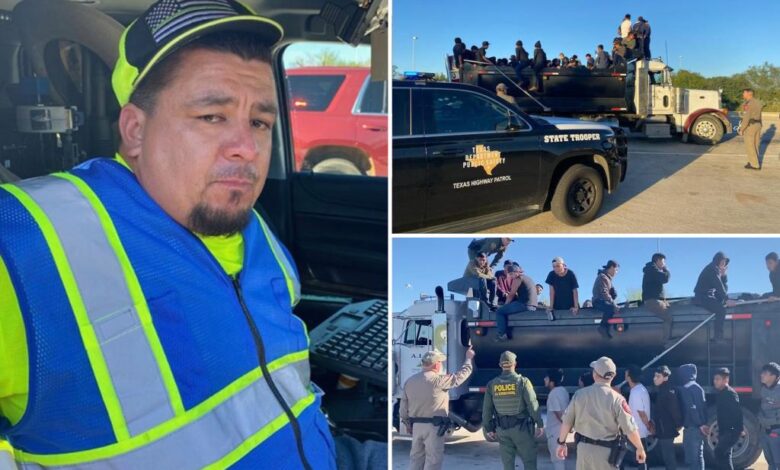 84 illegal aliens found in dump truck texas man charged with human smuggling