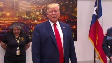 New york times headline of trumps remarks on mass shootings ignites backlash