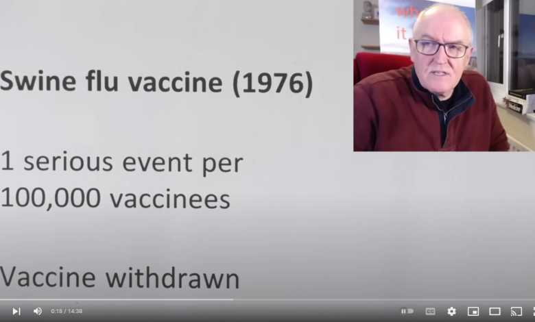 Vaccinated at higher risk of serious adverse events reanalysis of original trial data