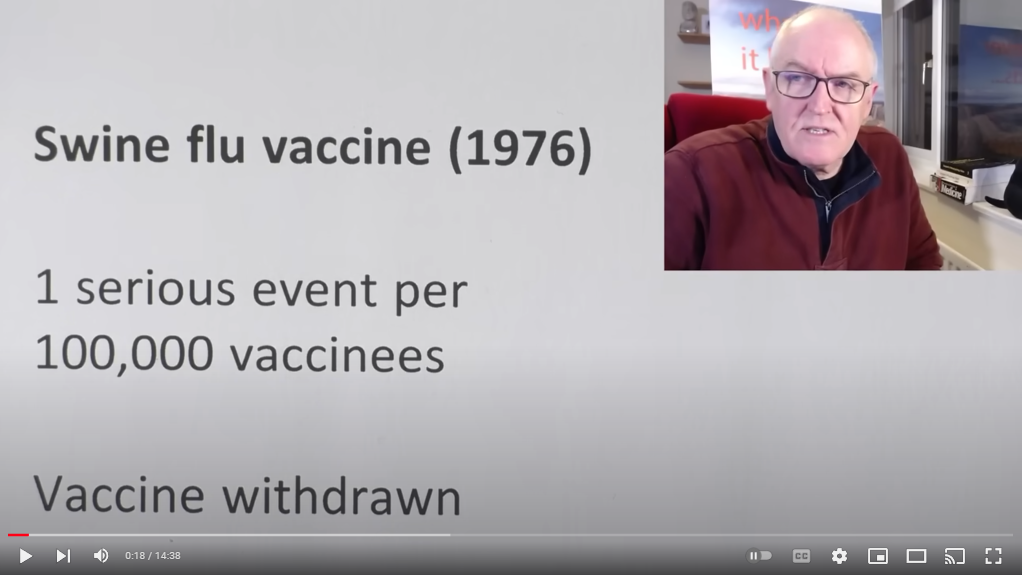 Vaccinated at higher risk of serious adverse events reanalysis of original trial data