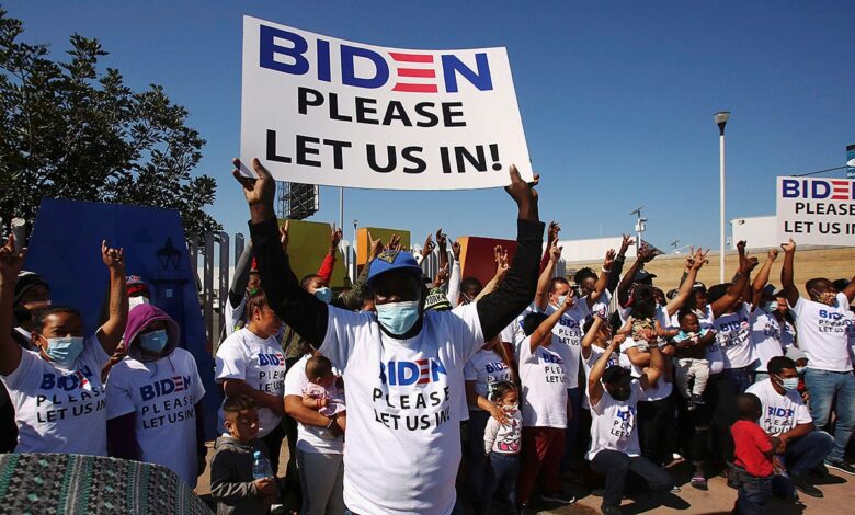 Vulnerable democrats breaking with biden on immigration