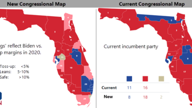 Florida court overturns ruling on desantis redistricting map